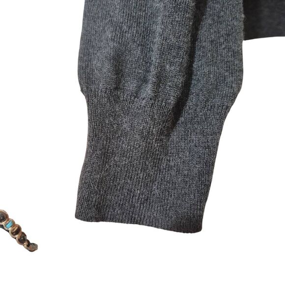 Banana Republic Men's Charcoal Silk/Cashmere Knit Crew Neck Sweater EUC - Picture 9 of 10